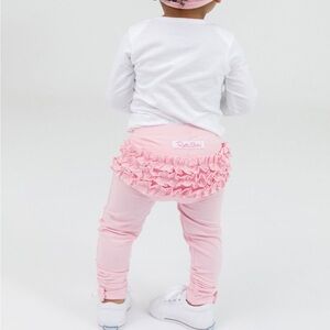 Ruffle Butts Light Pink Ruffle Leggings
